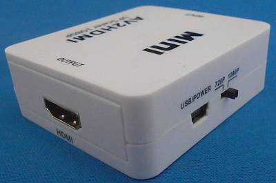 Extra image of Composite Video converter (Upscaler) 1V AV input HDMI output